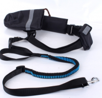 Hands Free Reflective Running, Walking, Jogging And Hiking Dog Leash With Neoprene Adjustable Belt For Large And Small Dogs