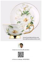 supply queen tea bone china cup and saucer hot selling