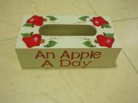 wooden paper box for christmas and holiday decoration