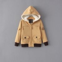 Boy's 100% Cotton Woven hood Jacket