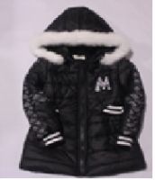 Girl's 100% Polyester(Cotton Padding) Woven Hood Jacket