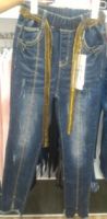 Girl's/Ladies' 97% Cotton 3% Spandex Woven Jeans