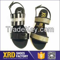 factory price pu women girl sandal shoes