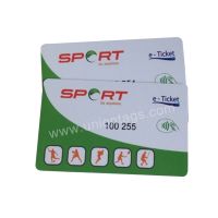 Custom Long Range 860-960MHz Monza 4 UHF RFID PVC smart card