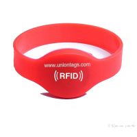 High Quality Hitag2 Waterproof Bracelet RFID Custom Silicone Wristband