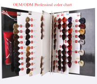 Professional pemanent hair color chart for color cream