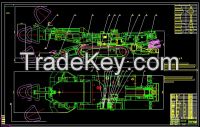 EBZ160 Underground Boring Machine blueprints