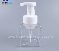 High Quality Square Plastic Foam Pump Bottle For Shaving