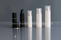 White Black Airless PP Plastic Bottle For Cosmetic Skin Care Lotion