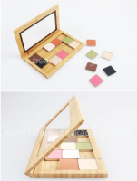 Free Combination Empty Nature Bamboo Eye Shadow Cases