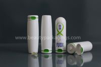 Cylindrical Skin Body Moisturizer Lotion Bottle With Automatic Pop-Up Cover