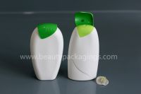 200ml Leaves Shape Double Color Lid Shampoo Bottle