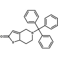 5, 6, 7, 7a-TETRAHYDRO-5-(Triphenylmethyl)Thieno[3, 2-c]pyridinone.