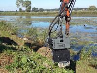 Used vibro hammer ESF 1 excavator mounted