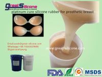 Sell Soft liquid Lifecasting Silicone Rubber Material for Silicone Chest Bra