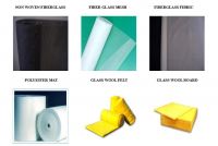 fiberglass product, non-woven fiberglass, glass wool, polyester mat