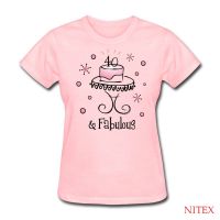 WOMEN PRINTED ROUND NECK SHORT-SLEEVE T-SHIRT