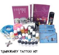 Air brush temmporary tattoo kit