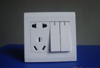Sell Wall Switches Sockets, Wall Plugs, Made of Bakelite PC, Cable ties