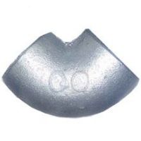 Elbow 90 degree No1090 Plain Malleable Iron pipe fitting Two Times Baked Galv. BS threads