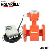 4800E Digital Electromagnetic Water Flowmeter, Magnetic Sewage Water Flow Meter