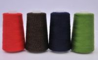 dope dyed close virgin yarn colored 100% Polyester Spun Yarn factory