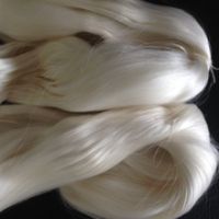 Good Quality Raw Silk Undyed 100% Silk Hand Knitting Yarn In Natural Color