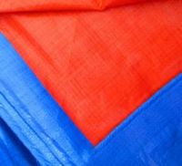 HDPE+LDPE tarps laminated fabrics sun-proof blue/orange any size available