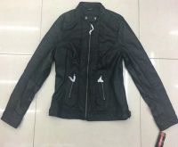 Ladies PU black  jacket