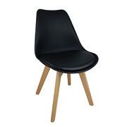 tulip eames chair with wood legs plastic chair EGC-2033