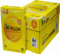 Ik Yellow  A4 Copy Paper 80gsm, 75gsm, 70gsm