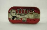 Titus Sardines in vegetable oil 125g