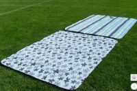 wholesale Foldable Picnic Waterproof Blanket Attached Sand Proof Outdoor Camping