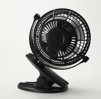 5" Air Cooling DC 5V Powered Small Desk Electric Fan, 5 Inch Plastic Table AIr Cooler Mini USB Clip on Fan