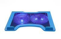 high quality two LED big fans laptop cooling pad