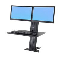 Best selling all in one WorkFit-SR Dual Sit-Stand  workstation