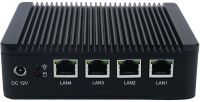 Firewall Micro Appliance With 4x Gigabit Intel LAN Ports, AES-NI, Barebone