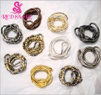 wholesale  High Quality Stainless Steel Punk Trendy Bendable Flexible Bendy Snake Necklace Larger In Multi Color