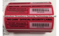 warranty security void label
