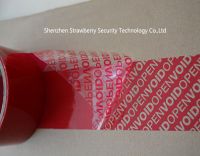 security packing void open tape with company logo