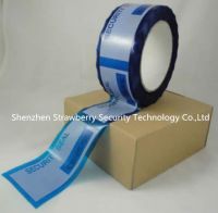 tamper evident security tape with serial number