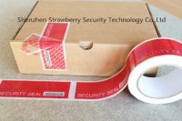 perfored tamper evident security tape with serial number