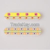 Custom bling acrylic rhinesone nail file emery board factory