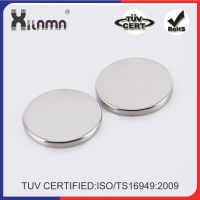 Custom Size Strong Cylinder Disc Permanent Neodymium Industrial Sintered Magnet