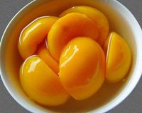 canned yellow peach in light syrup