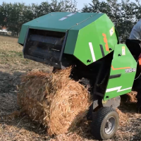 straw hay grass rice baler machine bundling equipment