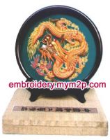 Sell handmade embroidery--dragon