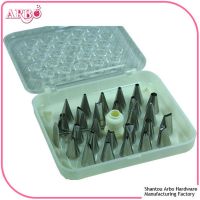 FDA LFGB certificated 26pcs piping Icing tips pastry nozzles pastry tips set