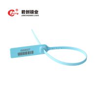 Fire extinguisher pull tight plastic seal with barcode