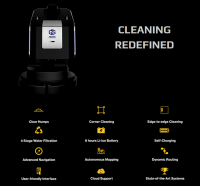 Robotic cleaning machine